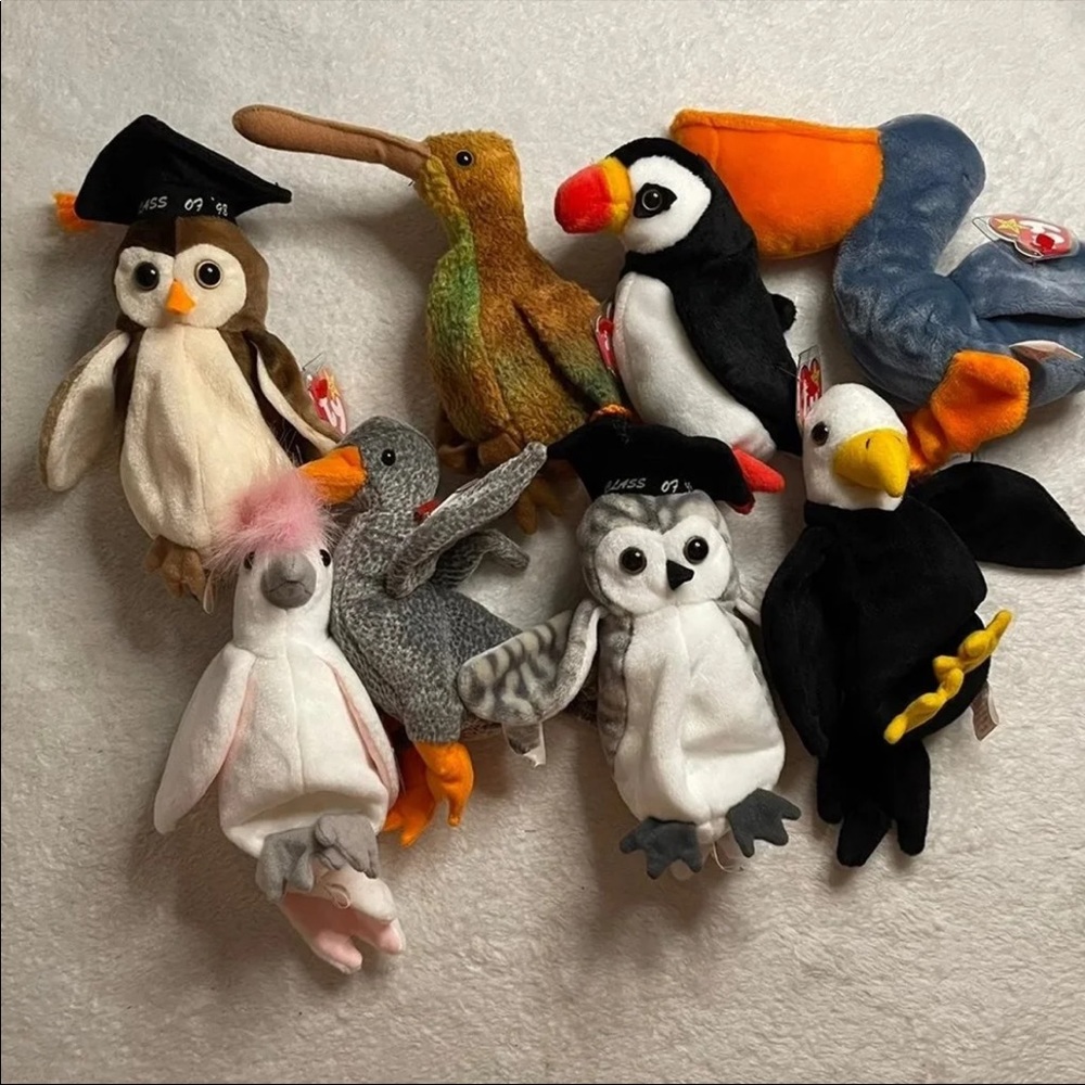 Beanie Baby Bird Lot